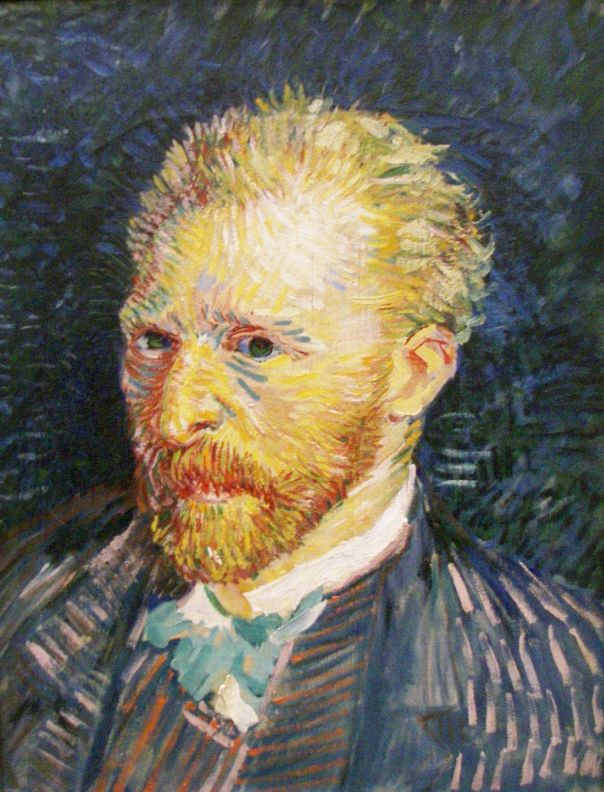 Van Gogh, Autoportrait, 1887 (Wikimedia Commons, libre de réutilisation)