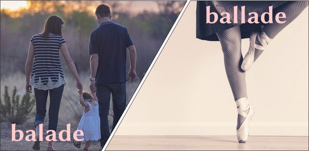 Balade et ballade