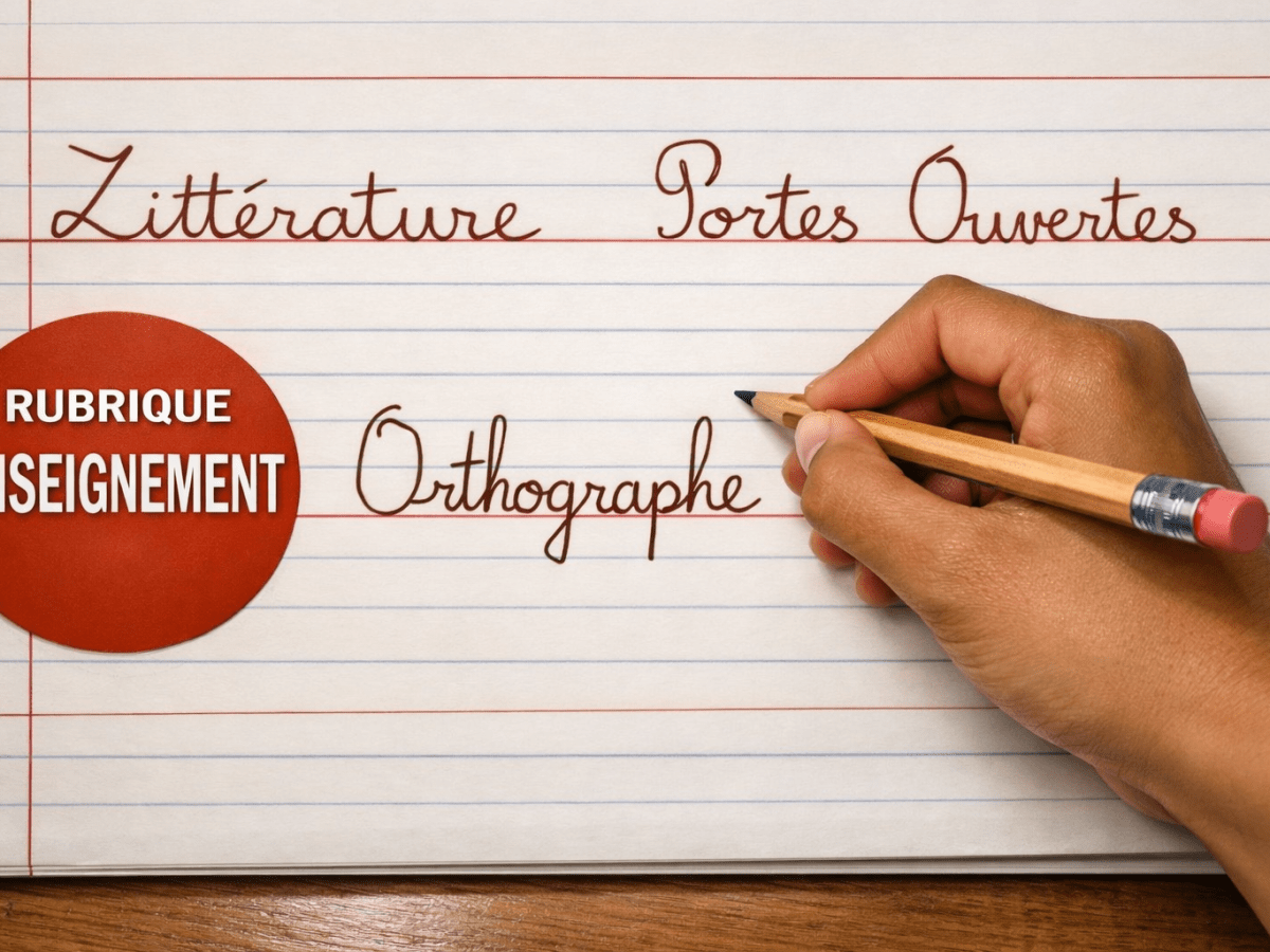 Un an d&rsquo;orthographe au&nbsp;CE1