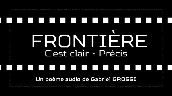 Une frontière c&rsquo;est&nbsp;clair