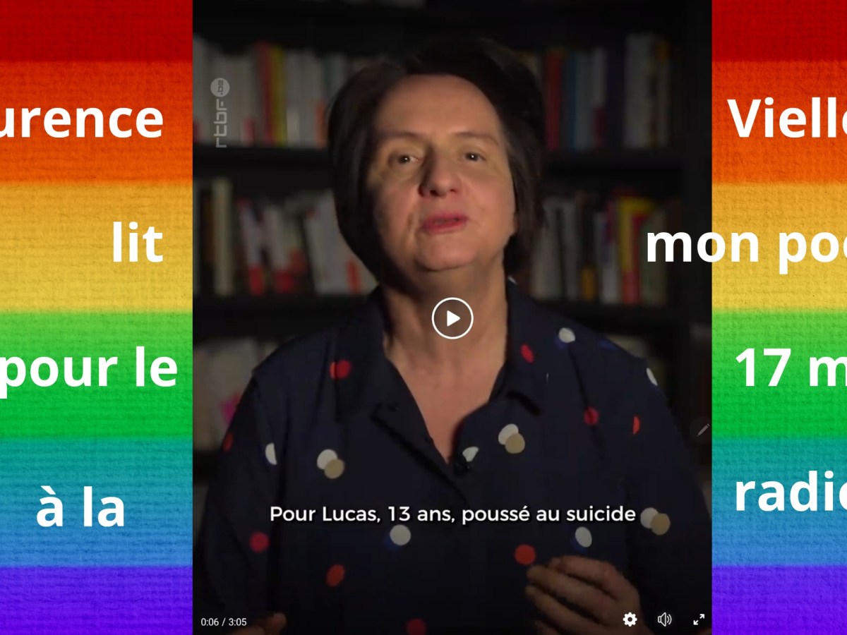 Laurence Vielle lit mon poème à la radio&nbsp;belge