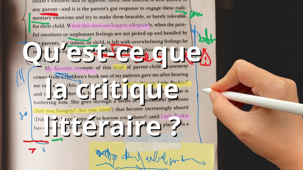 Qu&rsquo;est-ce que la critique littéraire&nbsp;?