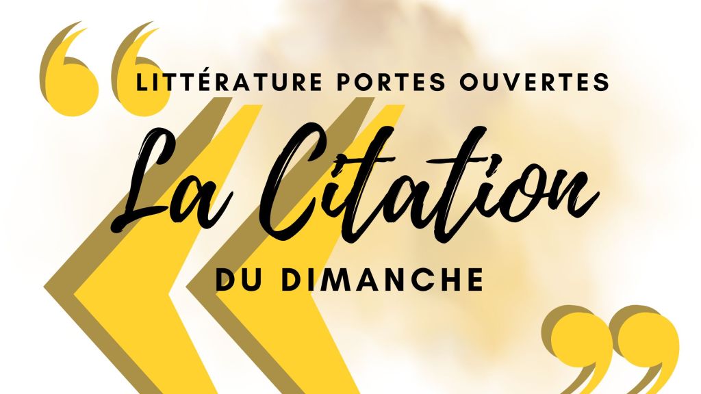 Citation du dimanche : Mélanie&nbsp;Leblanc