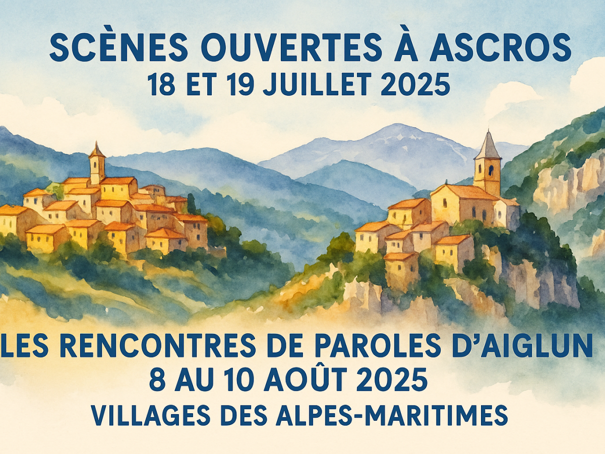 Ascros, Aiglun : l&rsquo;arrière-pays se mobilise pour le théâtre et la&nbsp;poésie