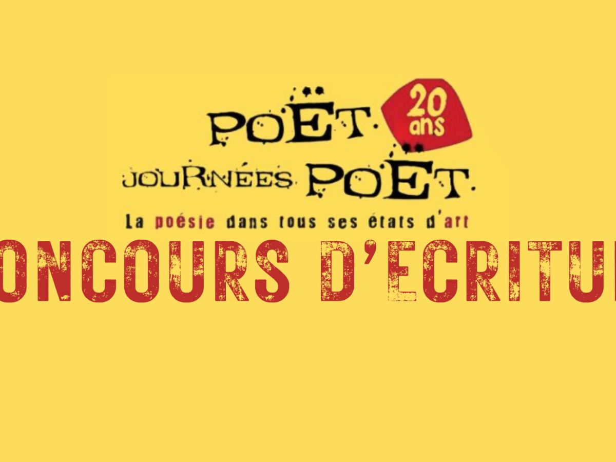 Les Journées Poët Poët 2026 lancent un concours d&rsquo;écriture