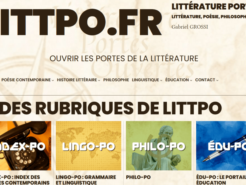 Littérature portes Ouvertes fait peau&nbsp;neuve